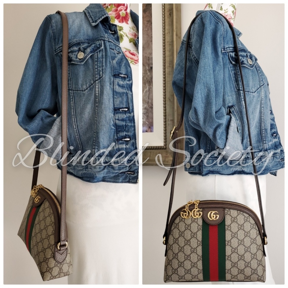 ☆☆SOLD☆☆ Gucci Ophidia GG Supreme Crossbody Bag - Picture 5 of 7